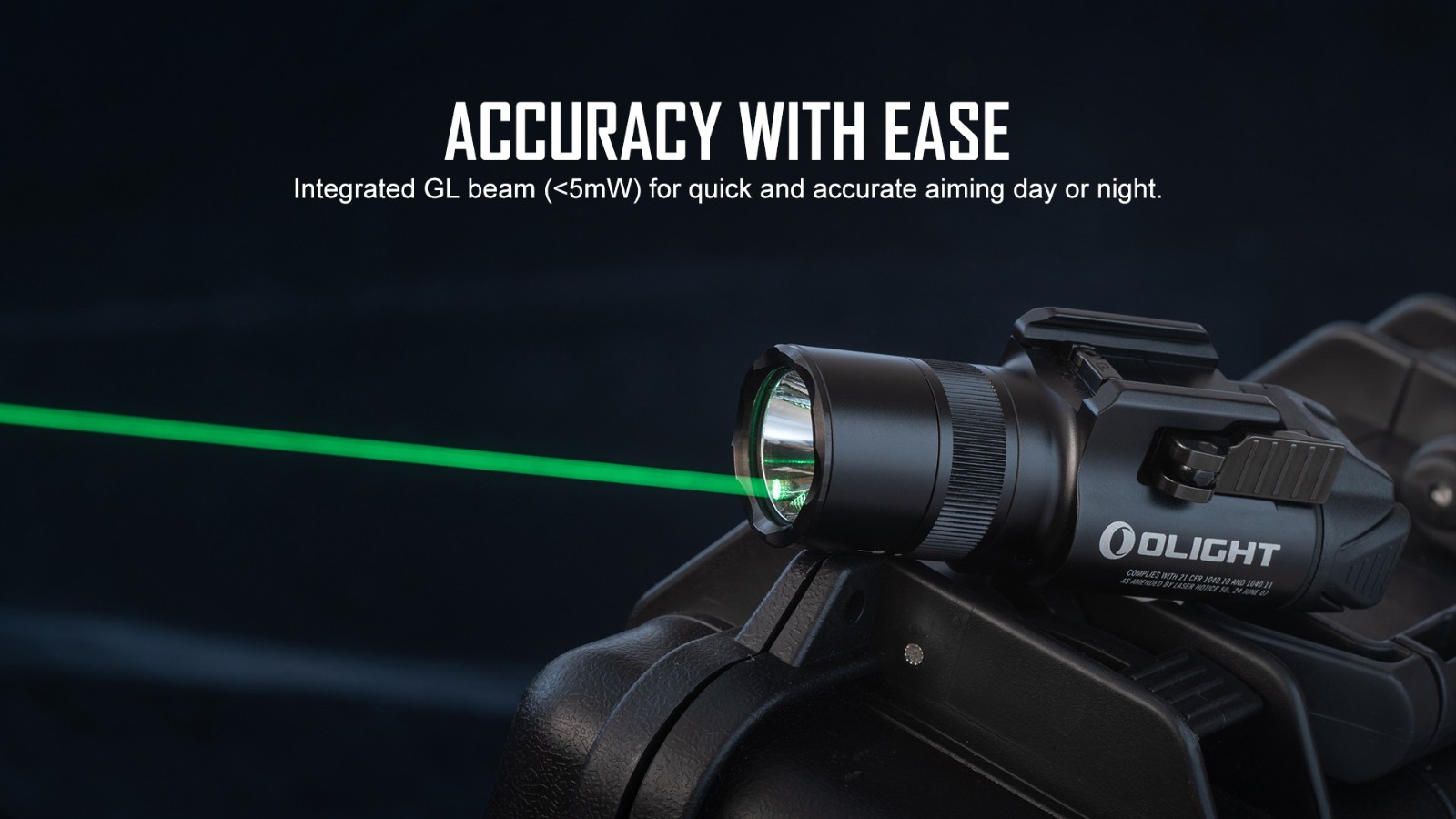 Olight Baldr Pro R - Black - Green Laser - DLT Trading