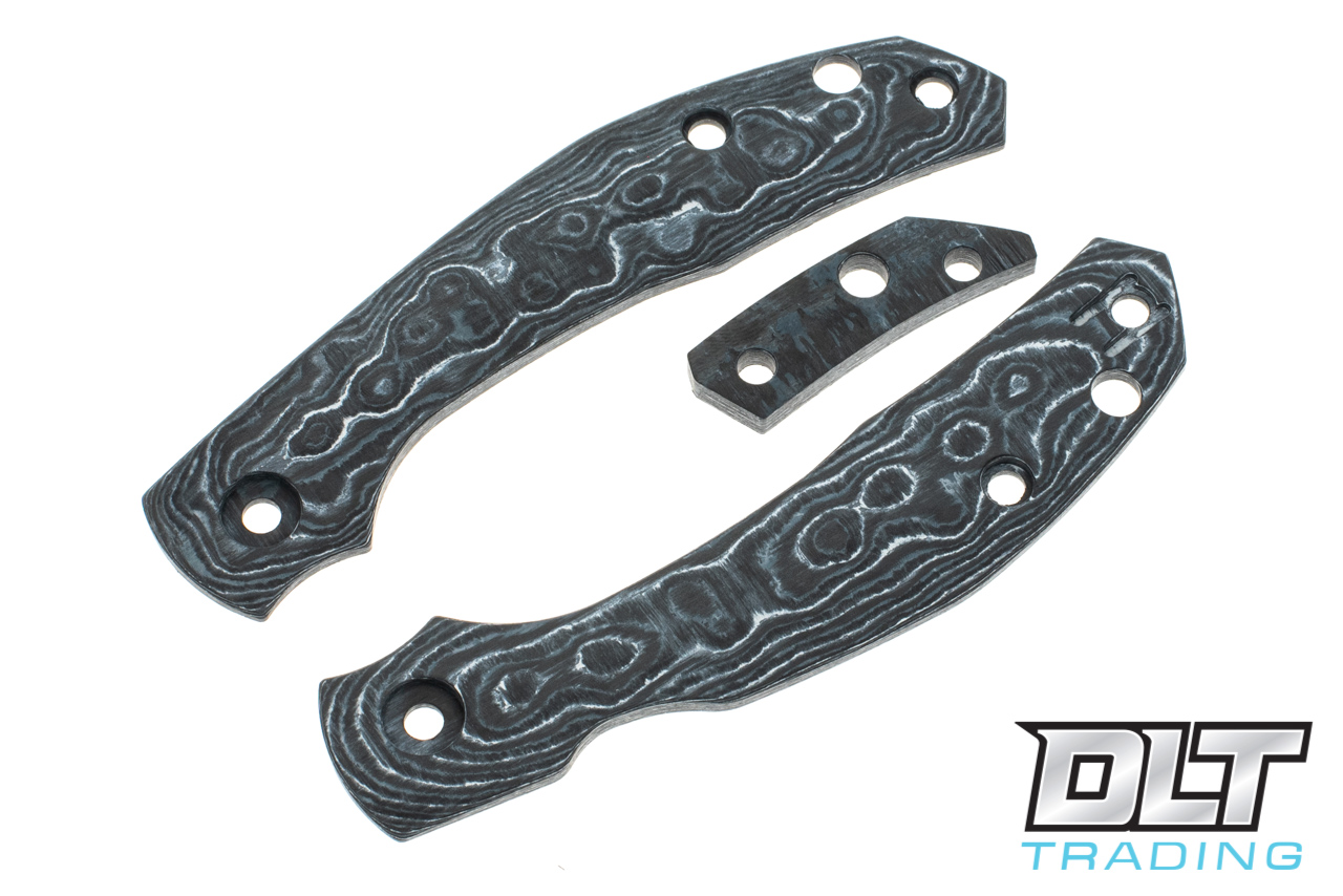 RGT Spyderco Kapara Scale Set - Fat Carbon - White Storm - DLT Trading