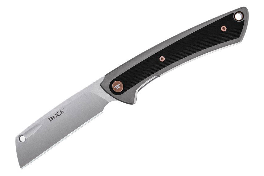 Buck 263 HiLine - Gray Anodized Aluminum - DLT Trading