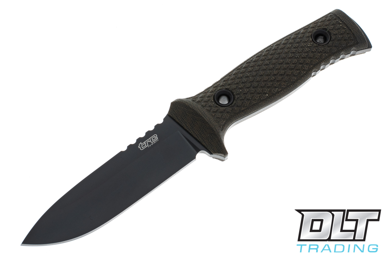 TRC M-1 XDP - Black DLC Vanadis 4E Blade - Green Canvas - DLT Trading