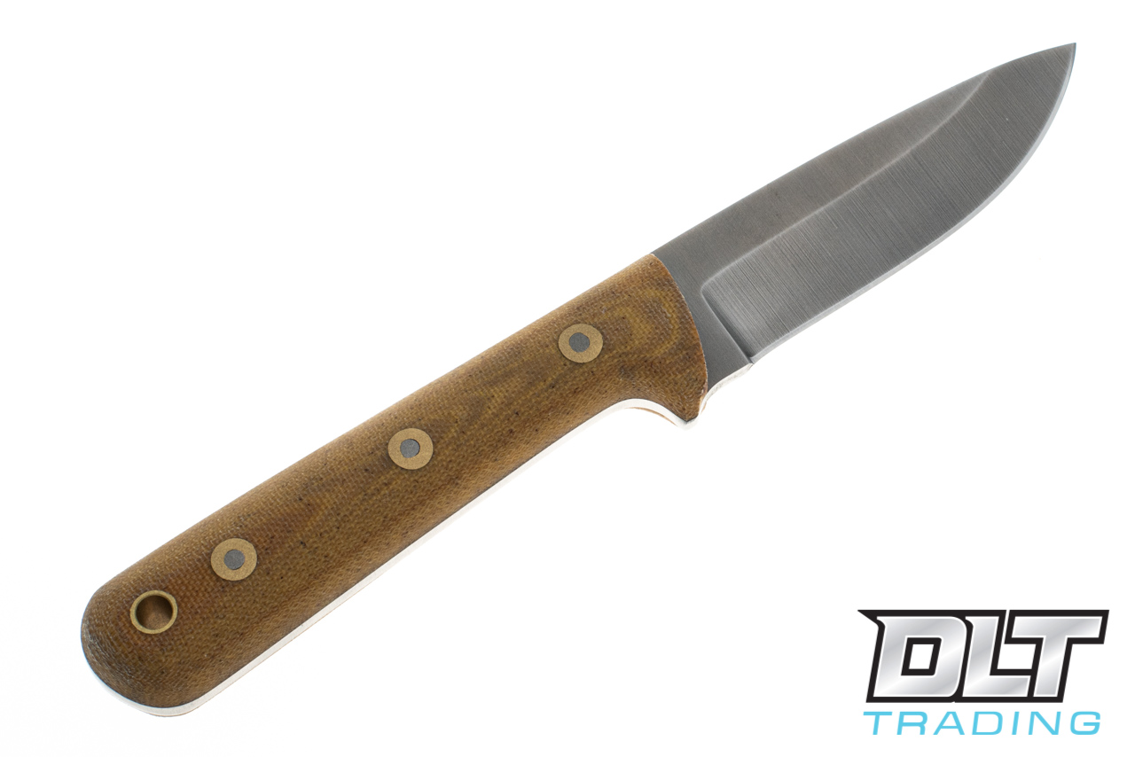 Battle Horse Woodsman Pro - Saber Ground - Natural Micarta - Matte