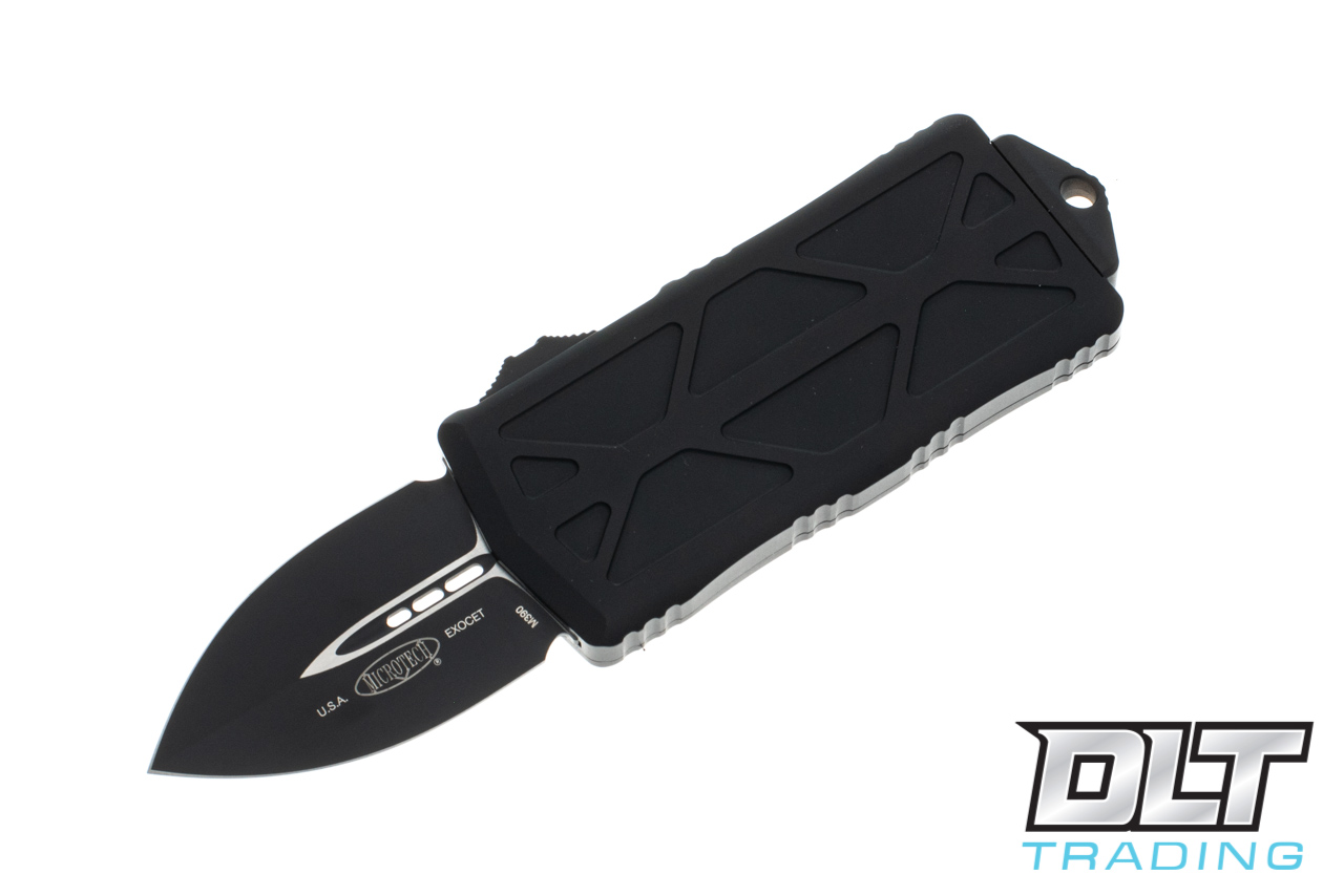 Microtech 157-1T Exocet D/E - Black Handle - Black Blade - DLT Trading