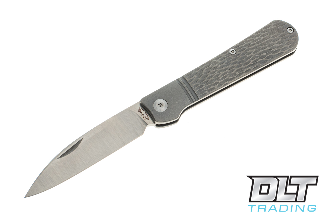 J.E. Made Swayback - Jigged Titanium - DLT Trading