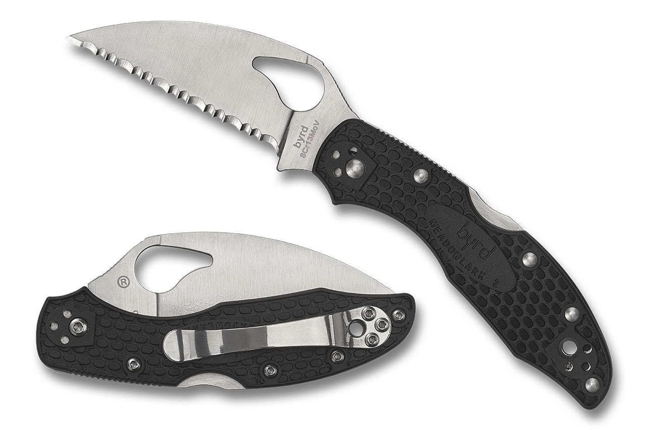 Byrd Meadowlark 2 - Wharncliffe - Fully Serrated - DLT Trading Byrd Meadowlark 2 - Wharncliffe - Fully Serrated - DLT Trading