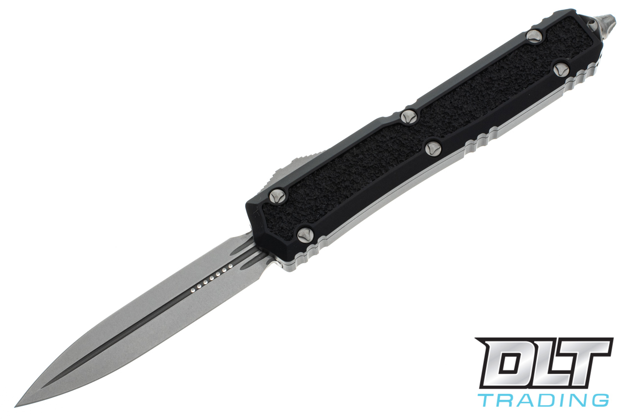 Microtech 206-10S Makora D/E - Black Handle - Stonewashed Blade