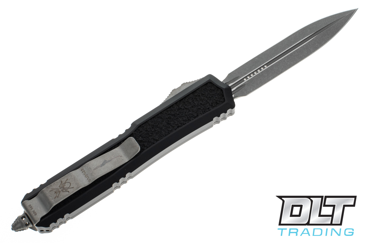 MAKOKARA Microtech MAKORA Signature Series Shadow OTF Knife Double Edge DLC