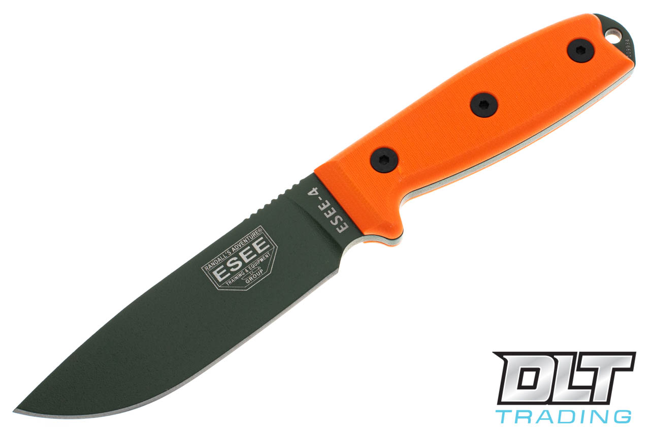 【未使用】ESEE Knives  ESEE-4（直刃） ESEE 4 - OD Blade - No Sheath - DLT Trading
