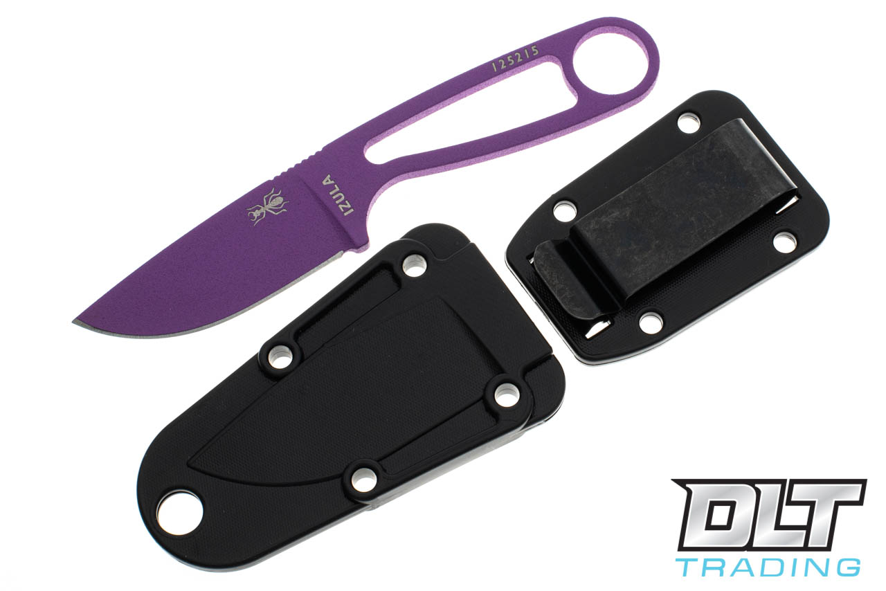 ESEE Izula - Purple Knife - Black Molded Sheath - DLT Trading