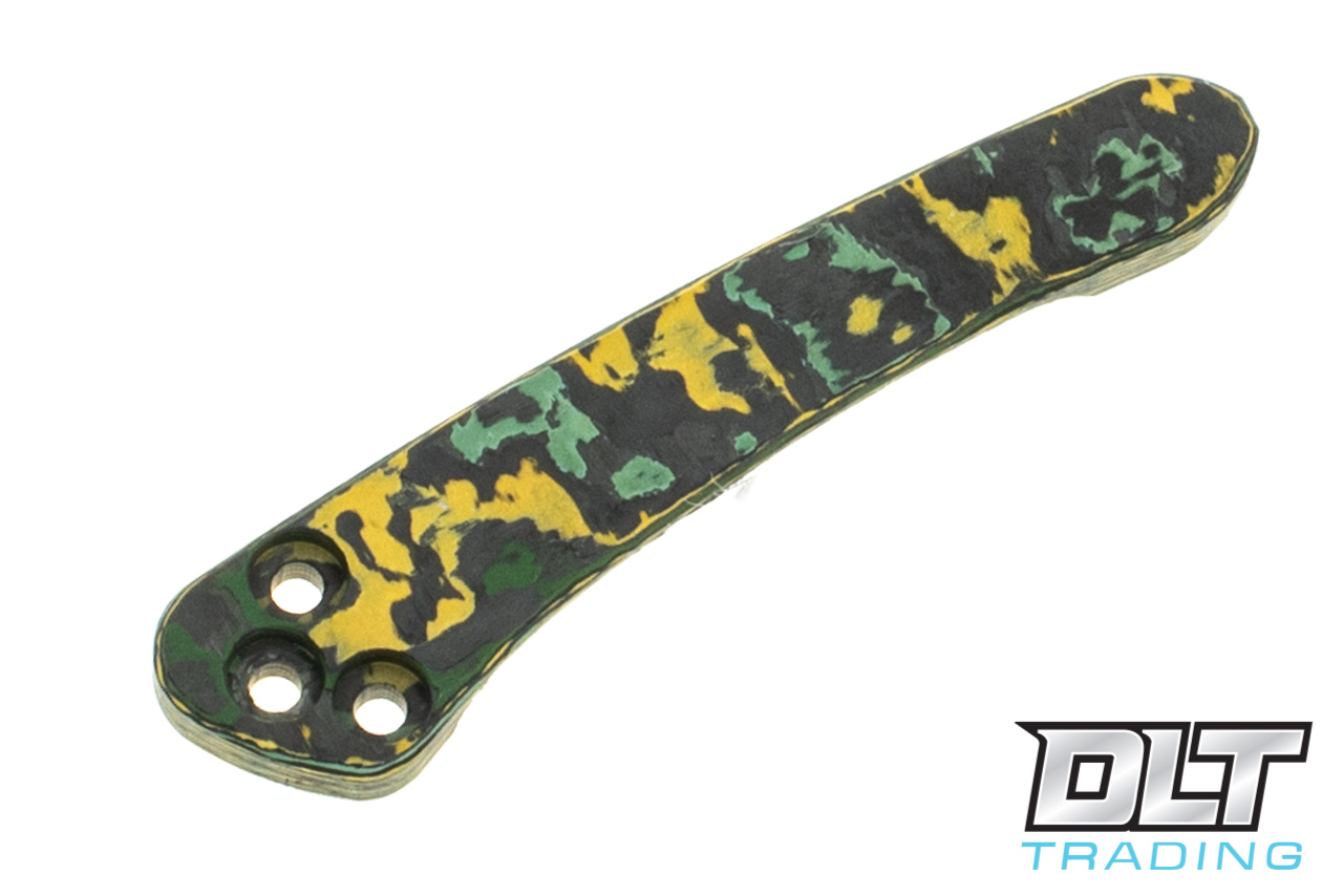 F.A.T. POLYCROP カーキ　SKINNY Spyderco Para 3 Skinny Mod Fat Carbon Contoured Sine Wave