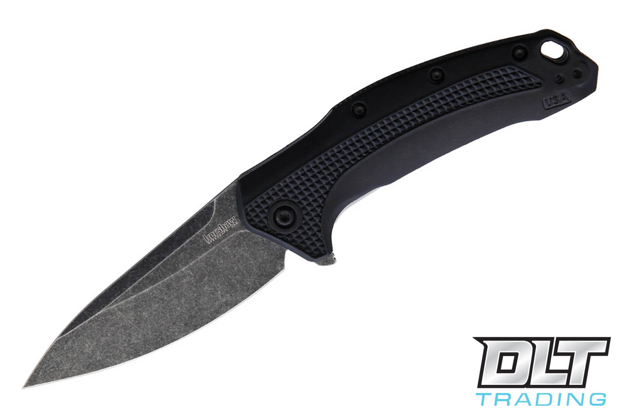 Kershaw 1776BW Link Flipper - Blackwash - Black Handle - DLT Trading