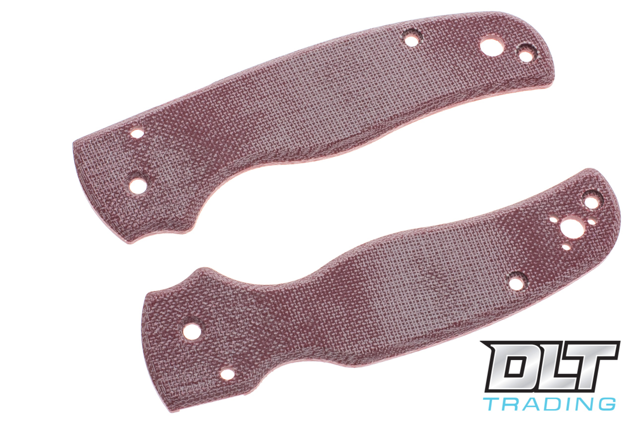 RGT Spyderco Shaman Scales - Maroon Tero Tuff - DLT Trading