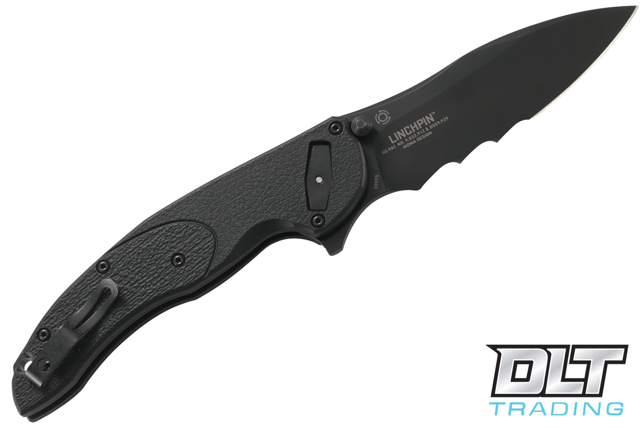 CRKT Linchpin Black Veff Serrations - DLT Trading