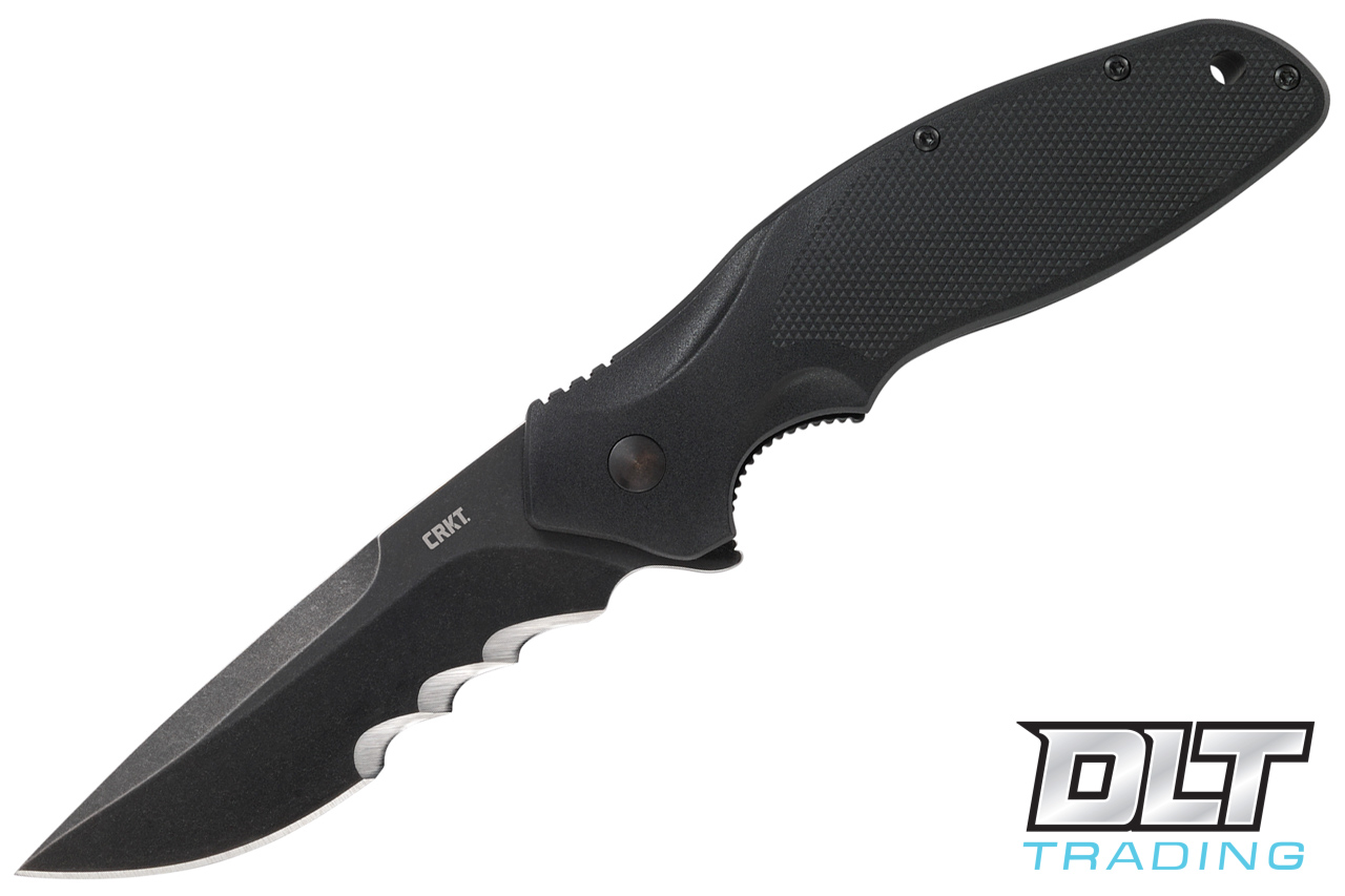 CRKT Shenanigan Black Veff Serrations - DLT Trading