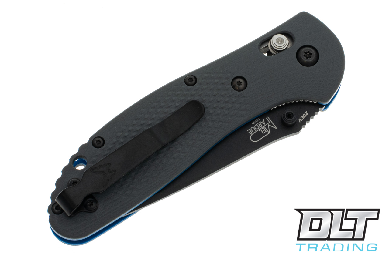 Benchmade 551BK-1 Griptilian AXIS Lock Knife - Gray/Blue G-10