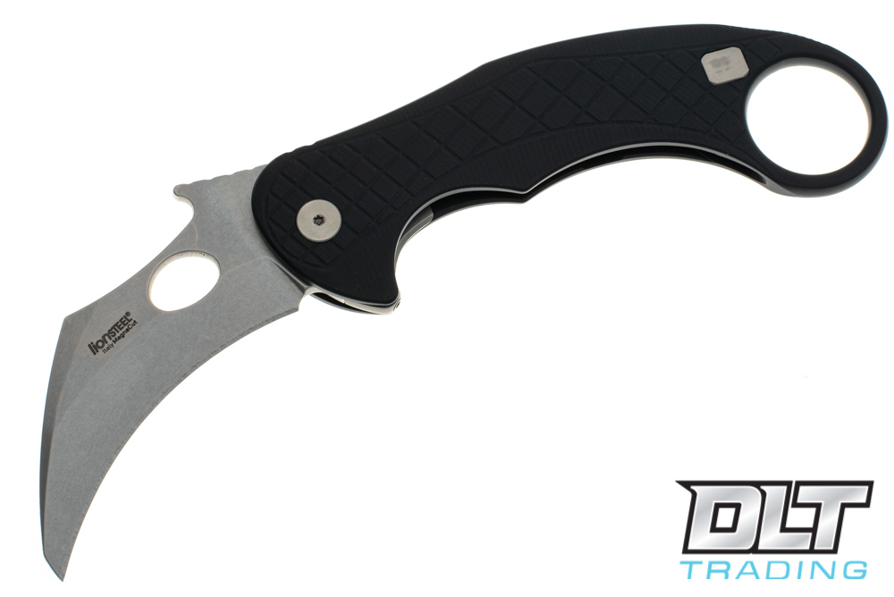 LionSteel L.E. One - Black - Stonewashed MagnaCut Blade - DLT Trading