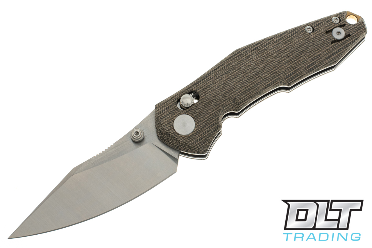 GiantMouse ACE Nazca - Green Canvas Micarta - DLT Trading