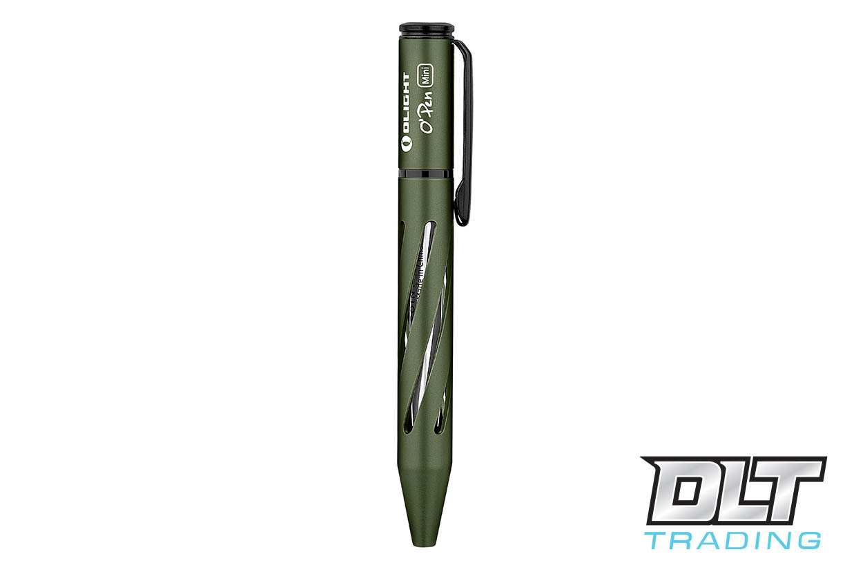Stylo Olight O'Pen Mini 2 - Mécanisme Boulon, Vert, Alu - Comme Neuf