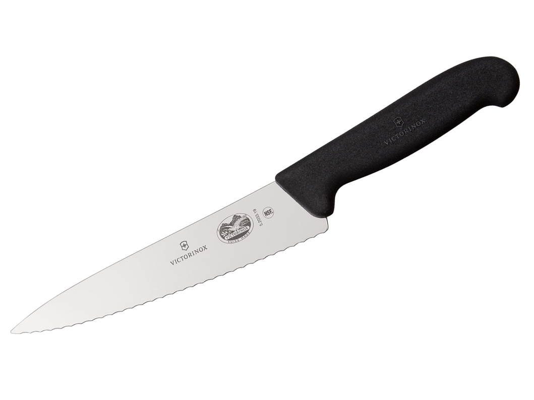 Victorinox Swiss Army Fibrox 6 Chef's Knife with Black Handle