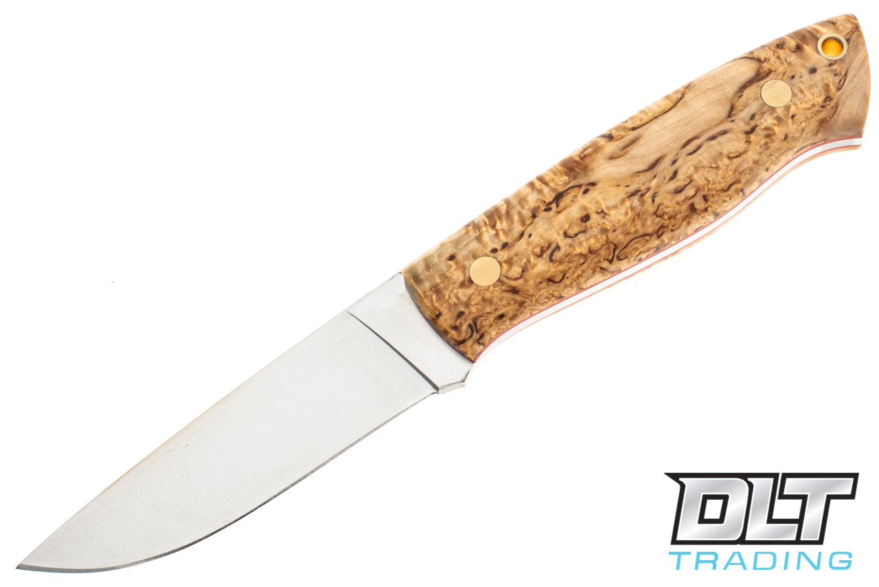 BRISA Trapper 95 - N690 Flat Ground - Curly Birch Burl - DLT Trading