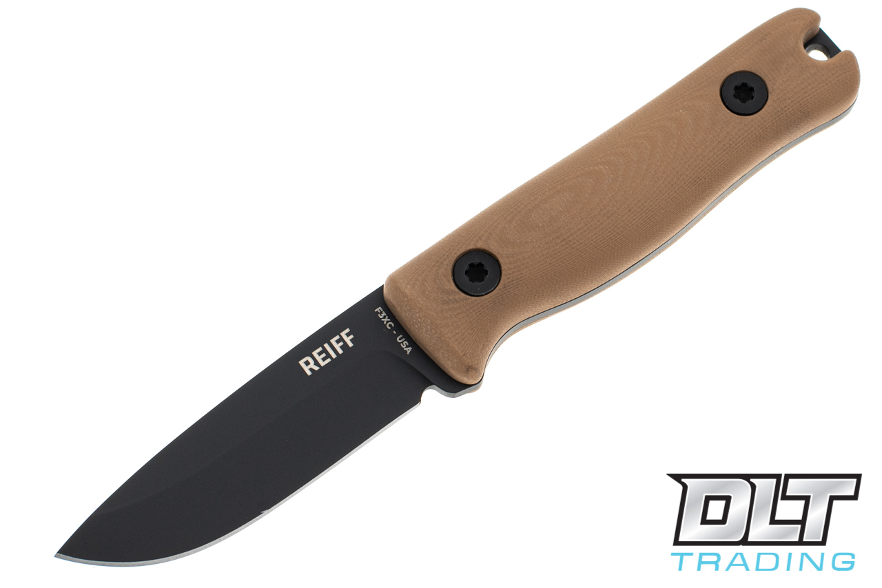 Reiff F3XC Extreme Conditions - Coyote Tan G-10 - Saber - Black