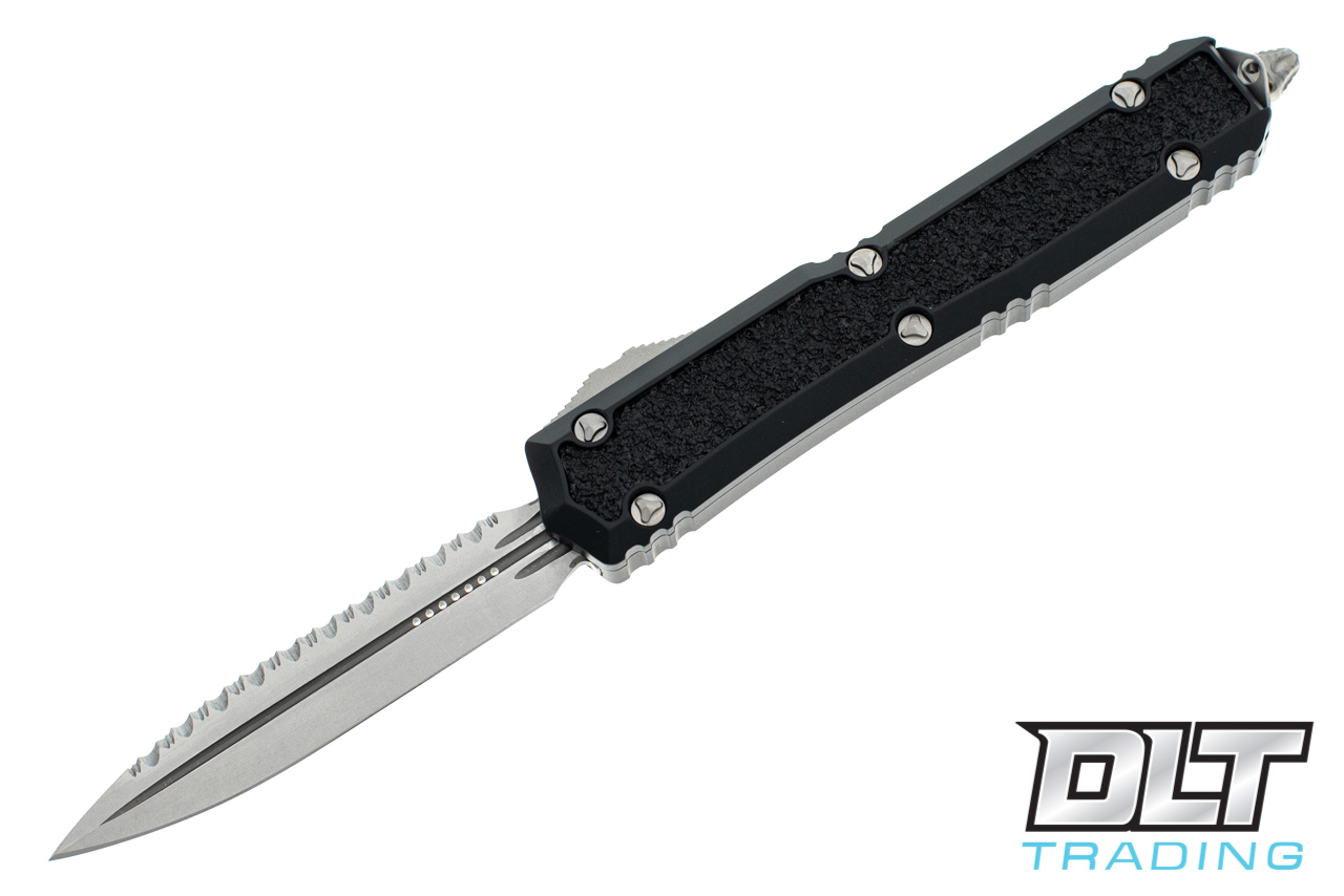 Microtech 206-12S Makora D/E - Black Handle - Stonewashed Blade
