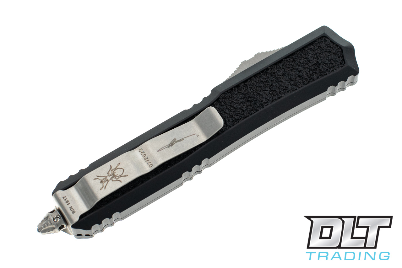 Microtech 206-12S Makora D/E - Black Handle - Stonewashed Blade