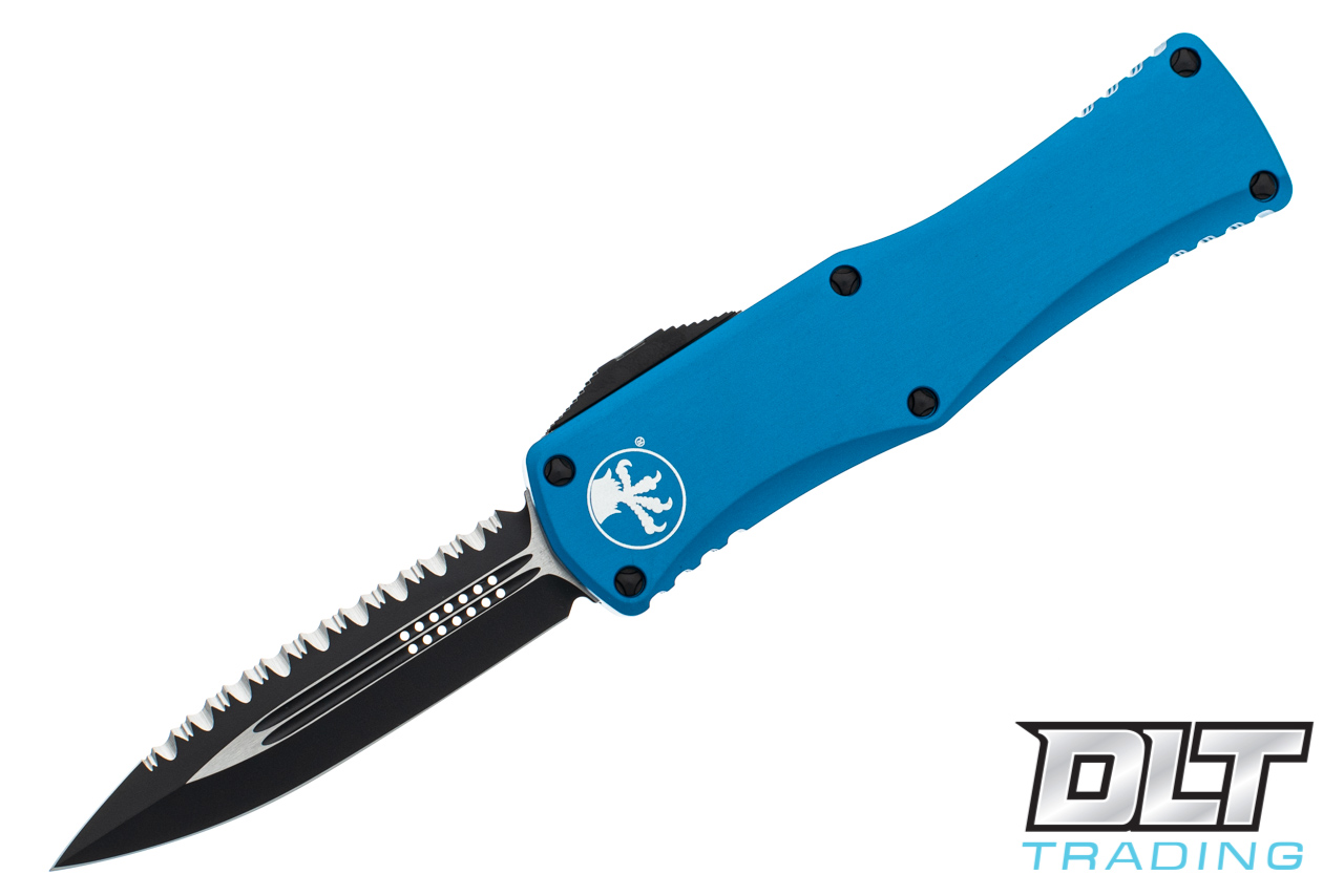 Microtech 702-3BL Hera D/E - Blue Handle - Black Blade - DLT Trading