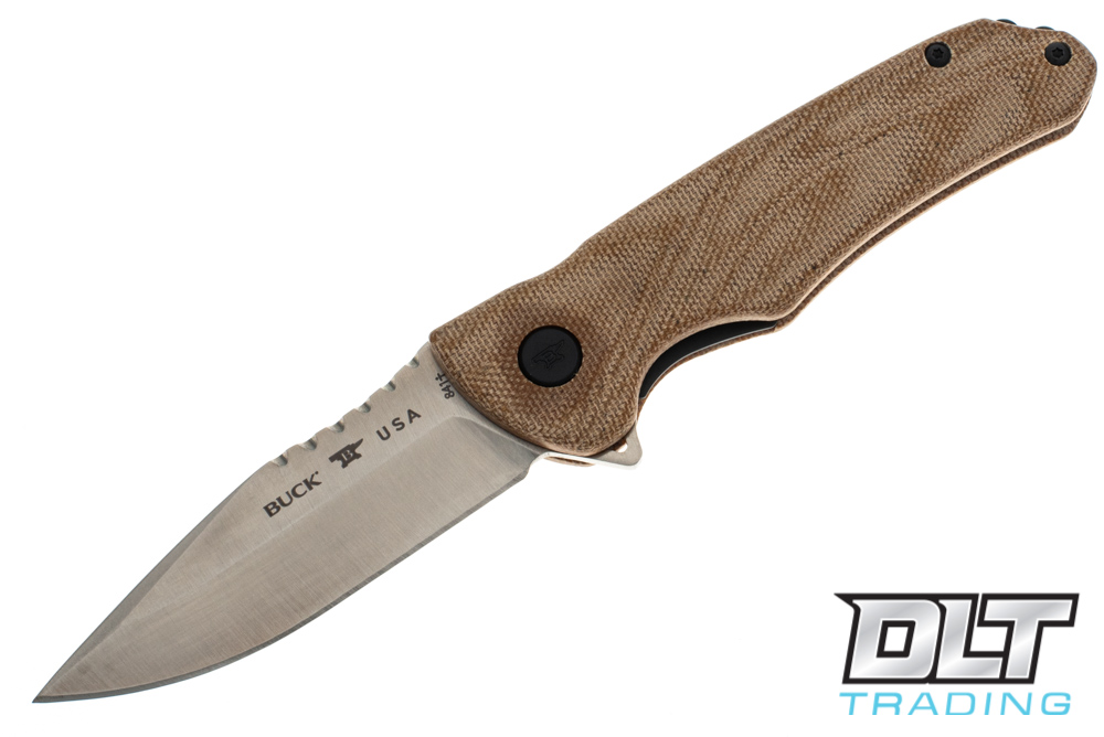Buck 841 Sprint Pro - Natural Canvas Micarta - DLT Trading
