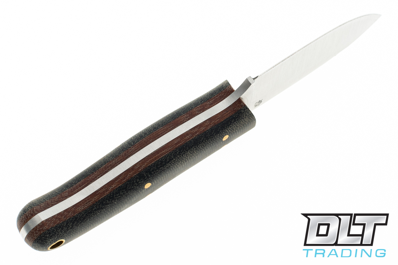 LT Wright GP Medium AEB-L - Saber - Black Micarta - Natural Liners