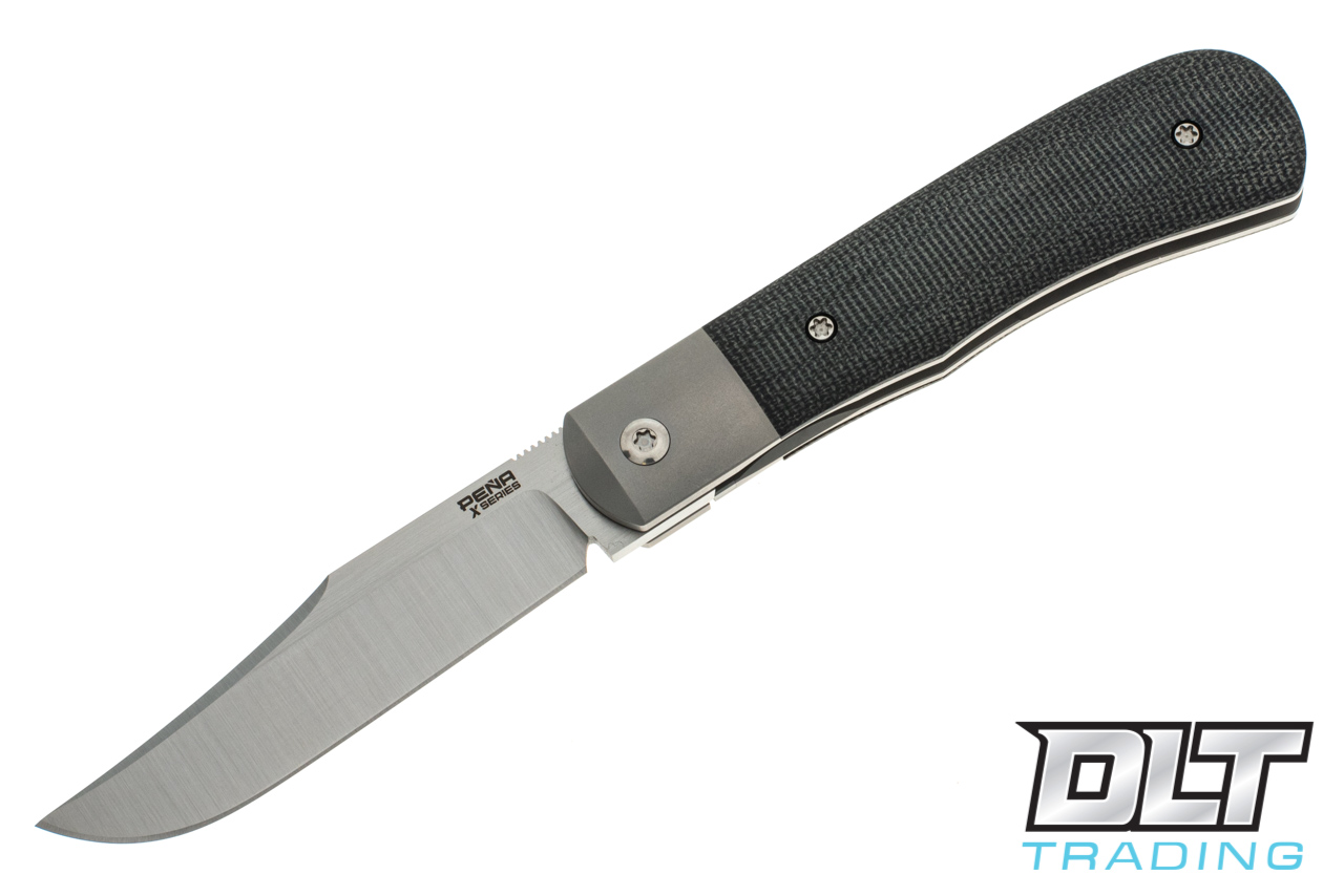 テッタラー Pena X Series - Texas Trapper - Black Micarta - DLT Trading