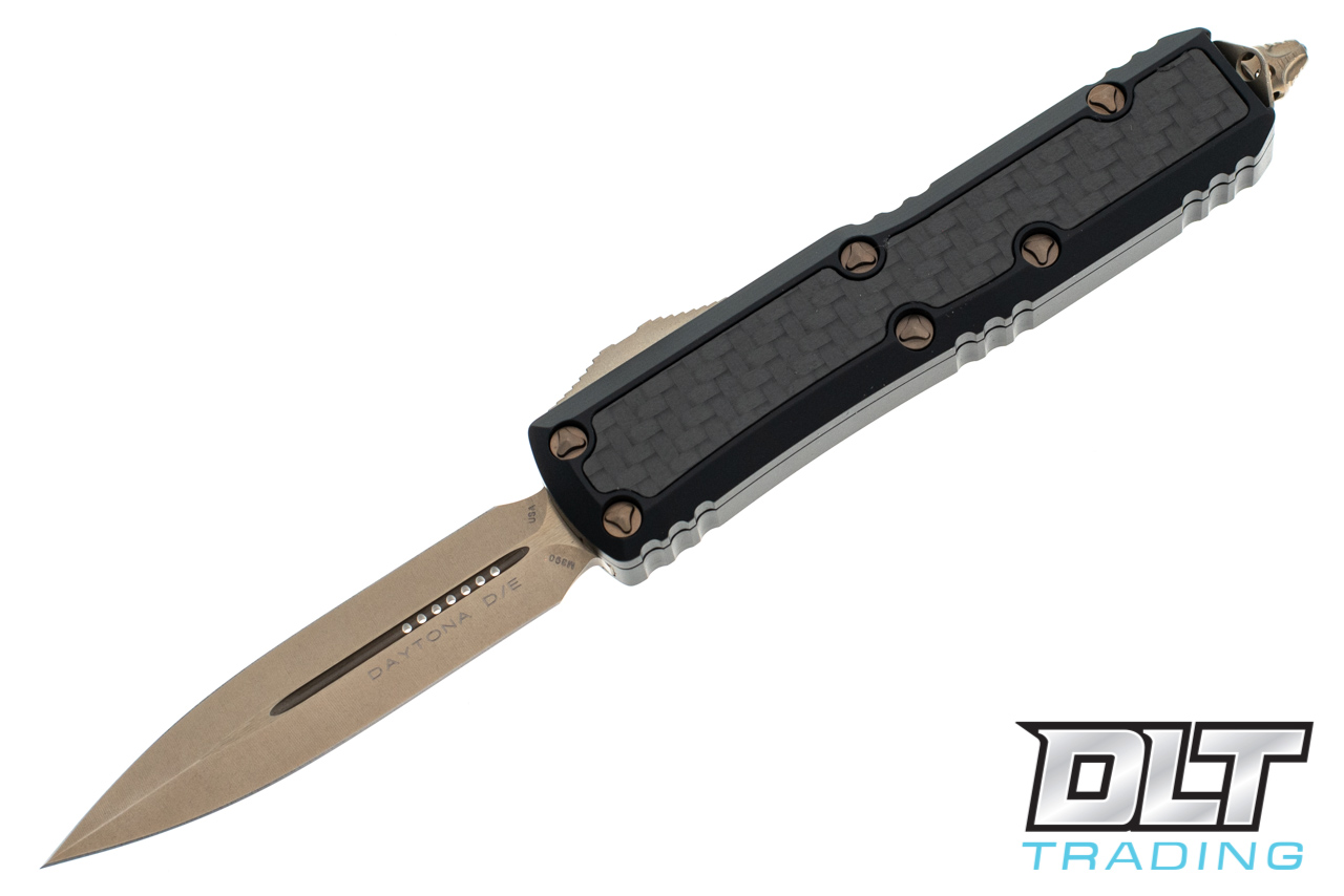 Microtech 126-13CFIS Daytona D/E - Black Handle & Carbon Fiber