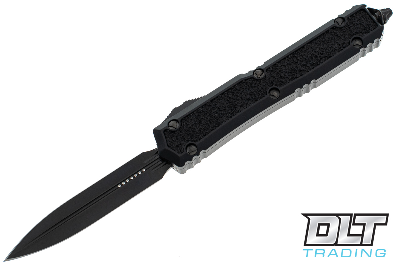 Microtech 206-1DLCTSH Makora D/E - Black Handle - DLC Blade - DLT