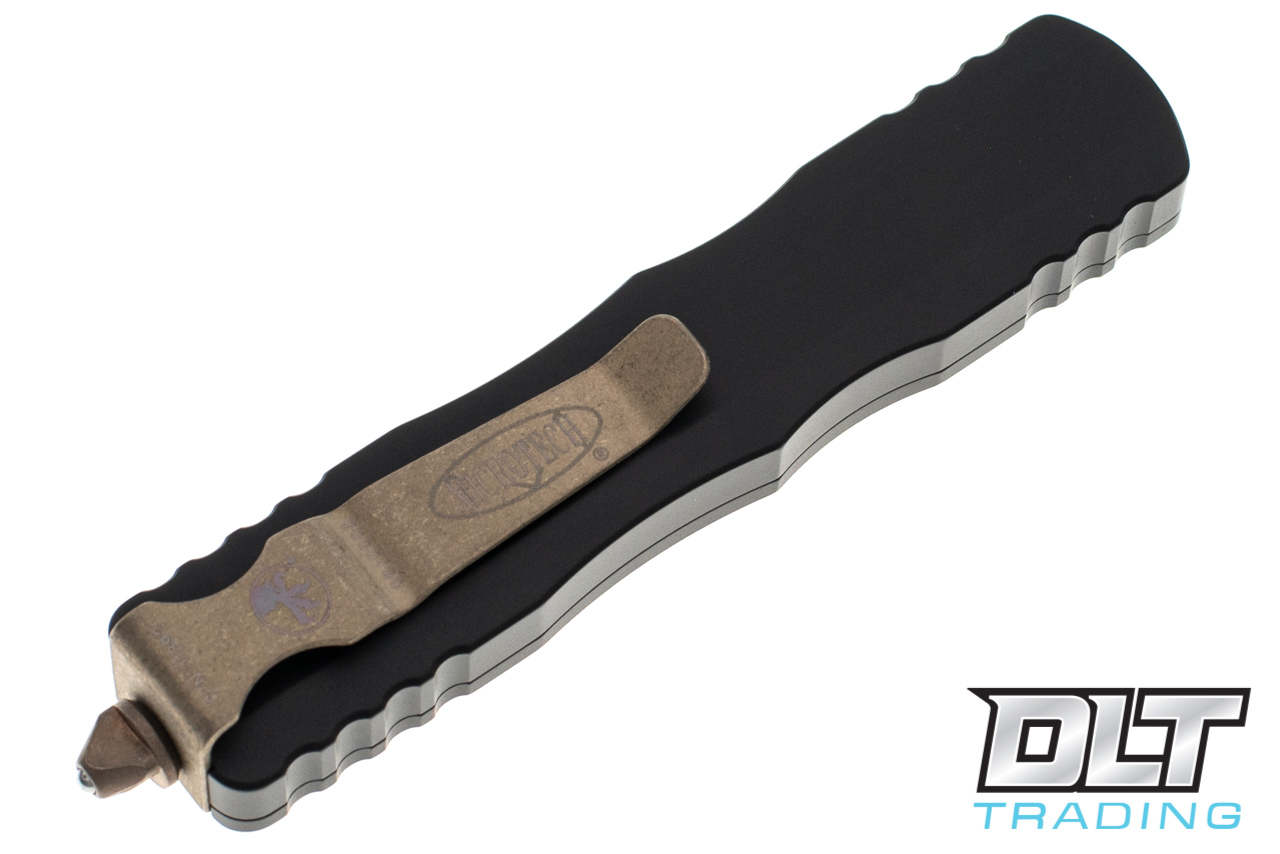 【手渡限定】DHD ミックＤＮＡ 5'9 Microtech 225-13AP Dirac D/E - Black Handle - Bronze Apocalyptic