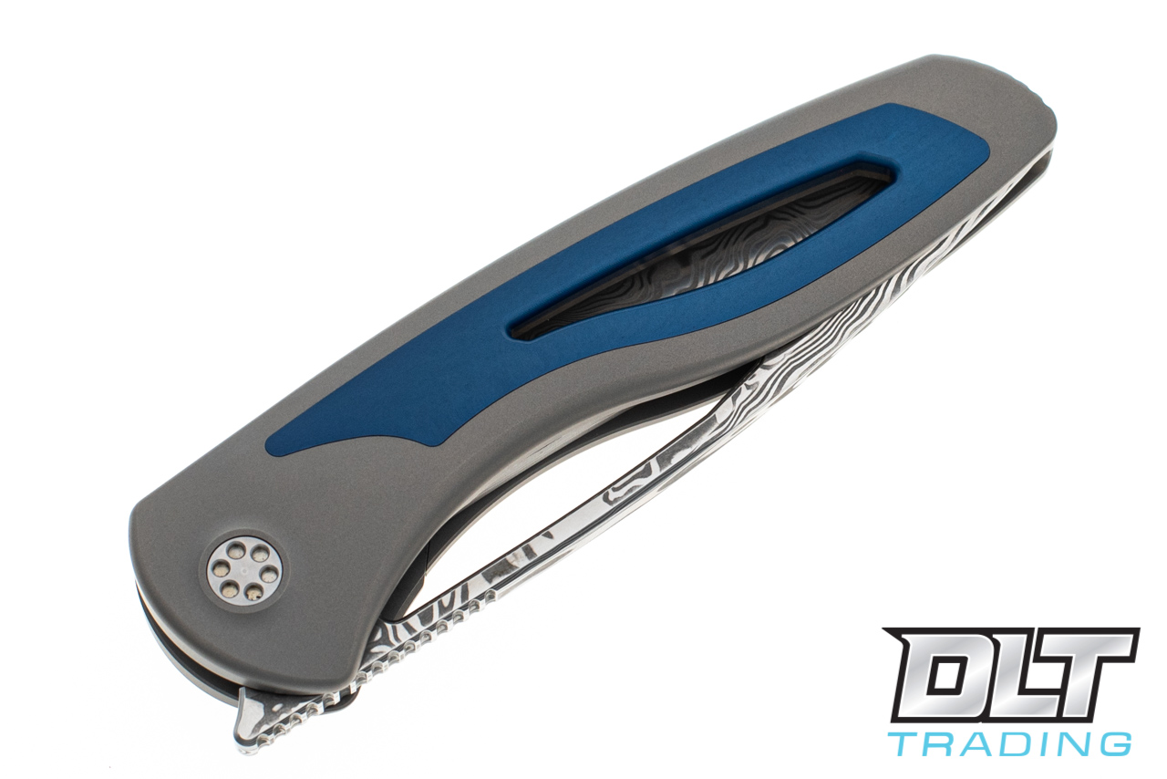 Sharp By Design Apex Tanto Front Flipper - Grey & Blue