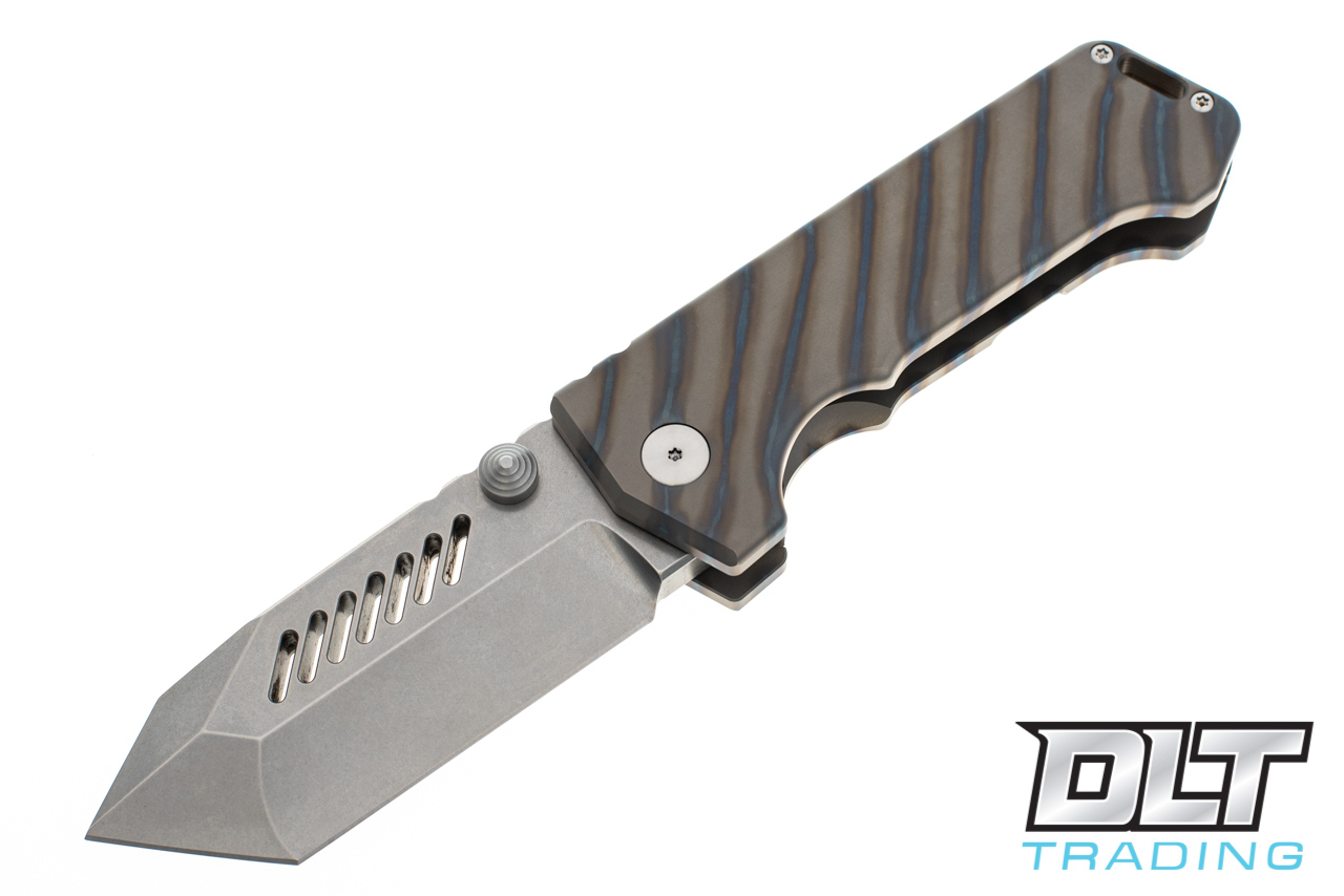PMP Alpha Beast - Flamed Titanium - Stonewashed Blade - DLT Trading