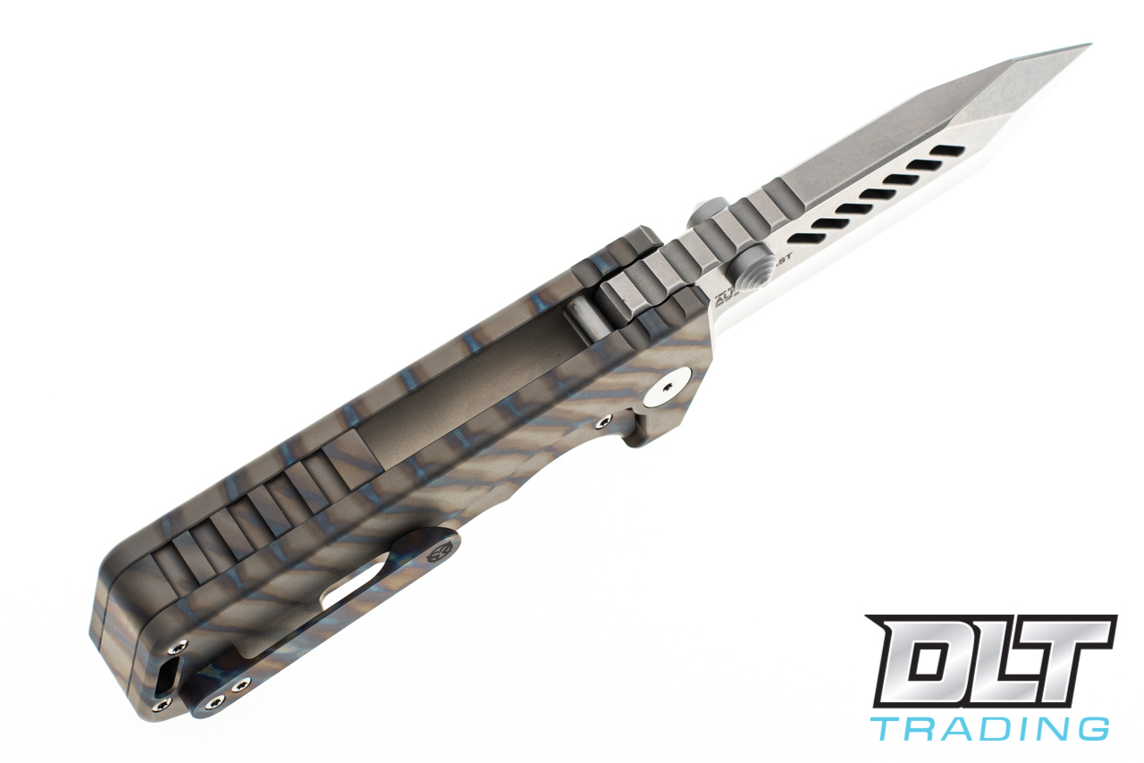 PMP Alpha Beast - Flamed Titanium - Stonewashed Blade - DLT Trading