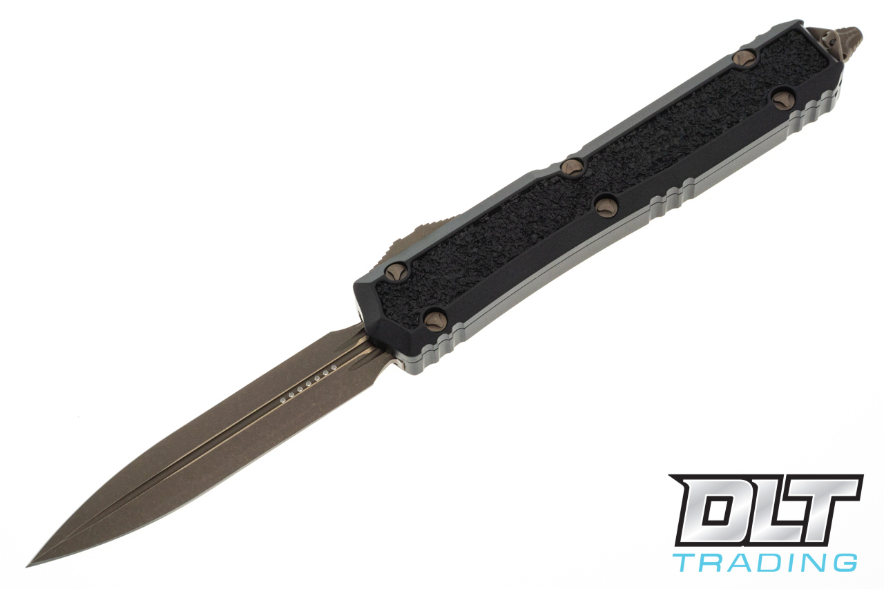 Microtech 206-13APS Makora D/E - Black Handle - Bronze Apocalyptic