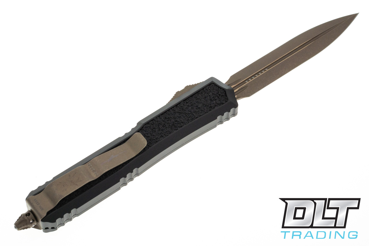 Microtech 206-13APS Makora D/E - Black Handle - Bronze Apocalyptic