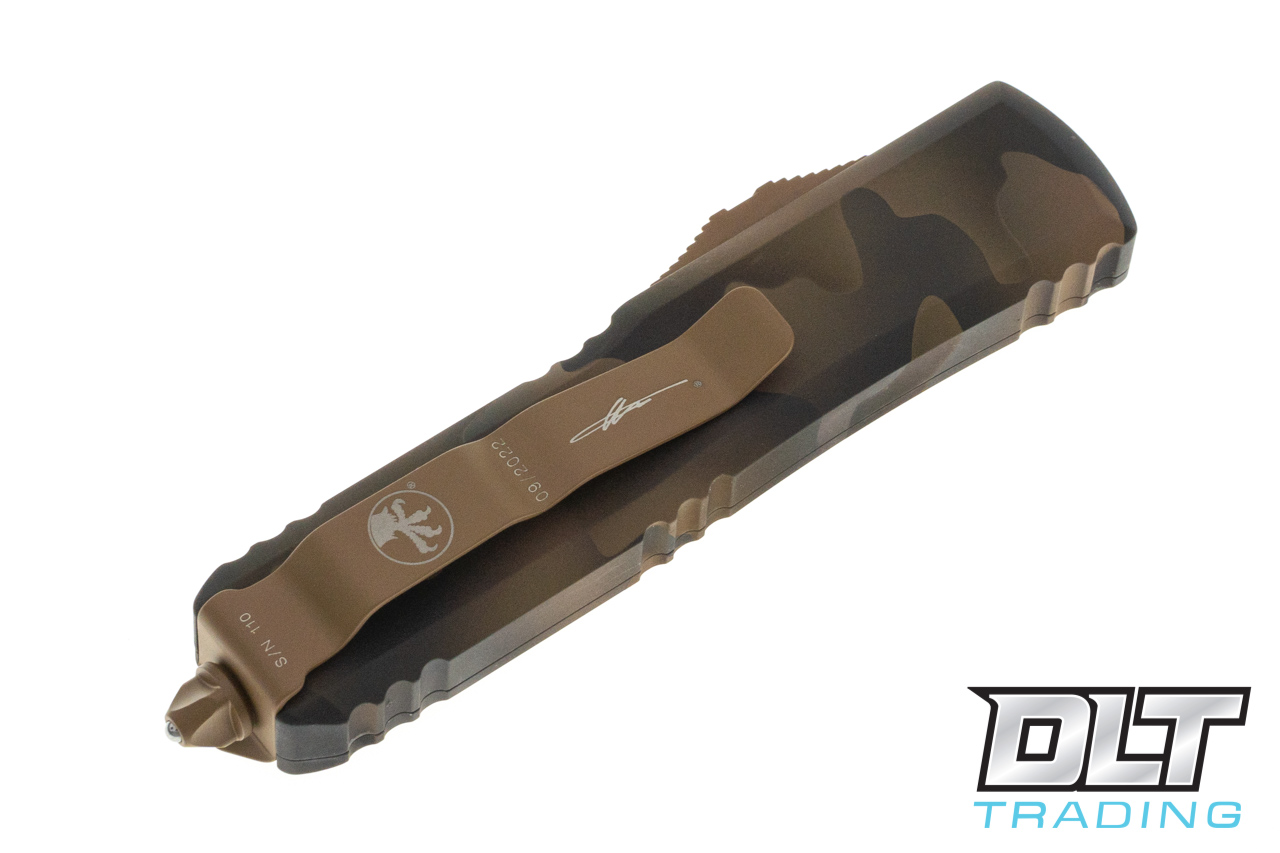 Microtech UTX-85 T/E - Coyote Camo Handle - Coyote Camo Blade