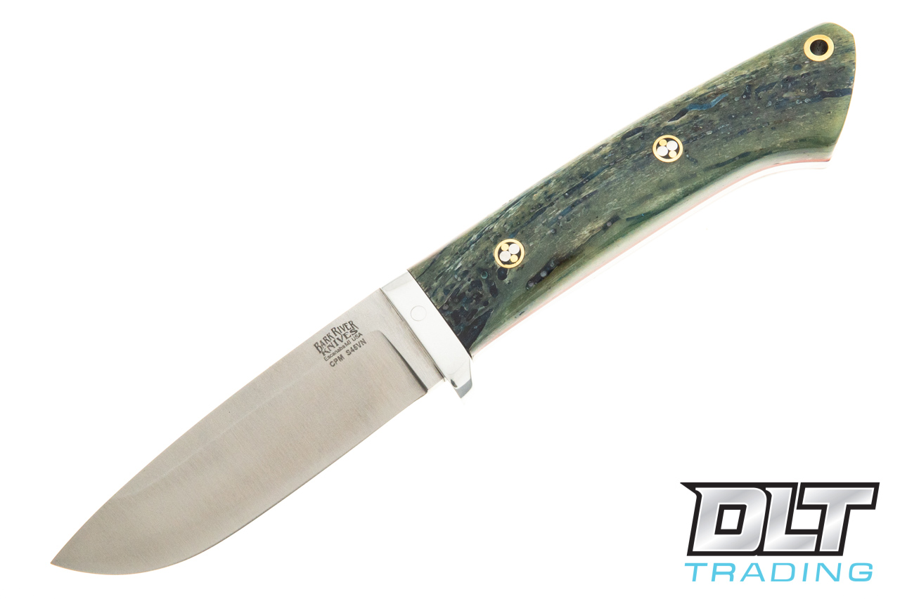 Bark River Classic Drop Point Hunter S45VN Kudu - Red Liners