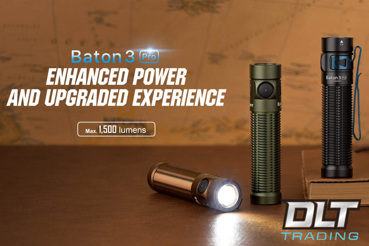 Olight Baton 3 Pro - Desert Tan - Cool White - DLT Trading