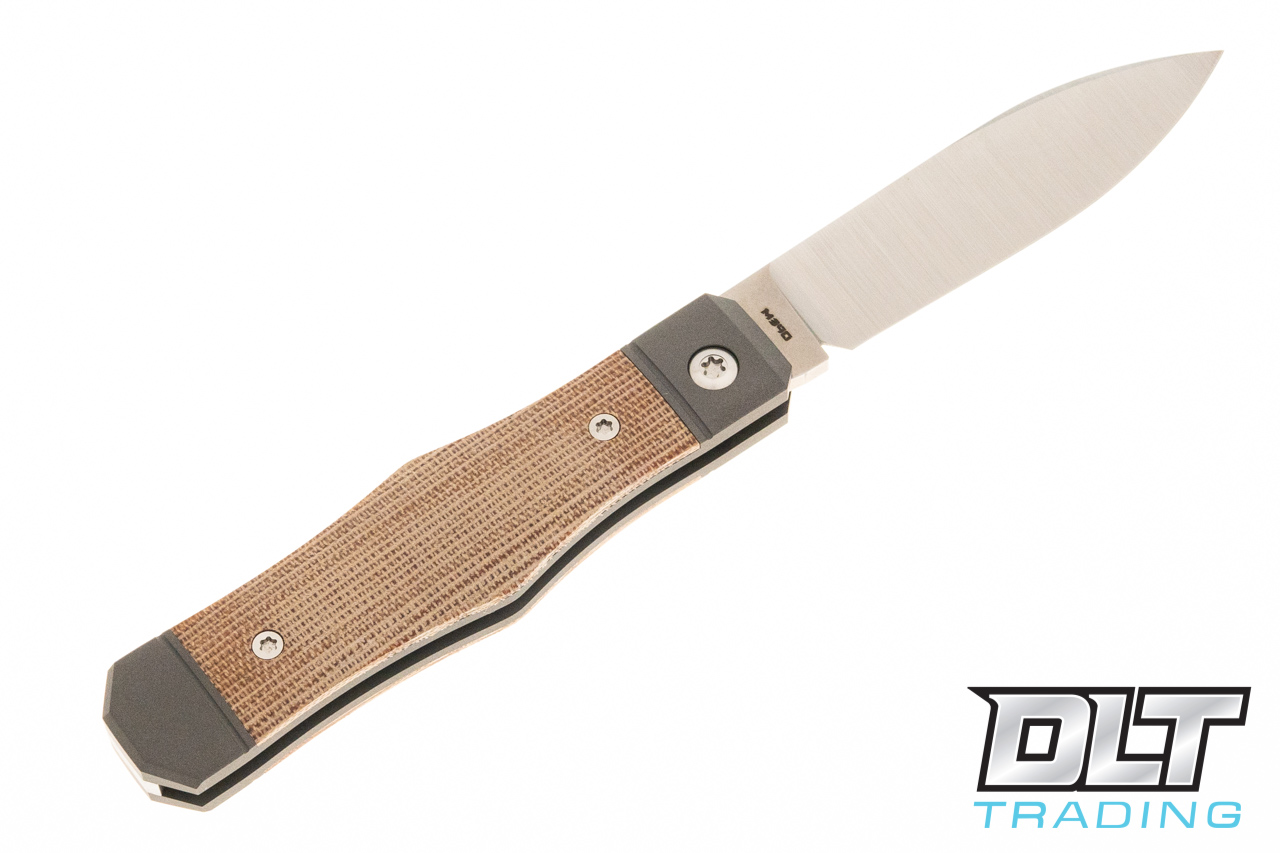 Jack Wolf Knives Vampire Jack - Natural Canvas Micarta - DLT Trading