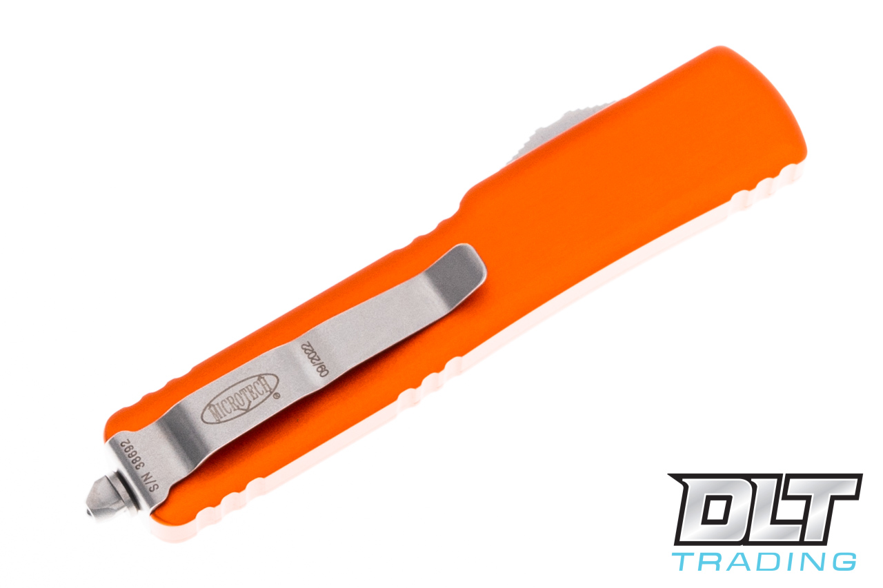 Microtech UTX-70 S/E - Orange Handle - Stonewashed Blade