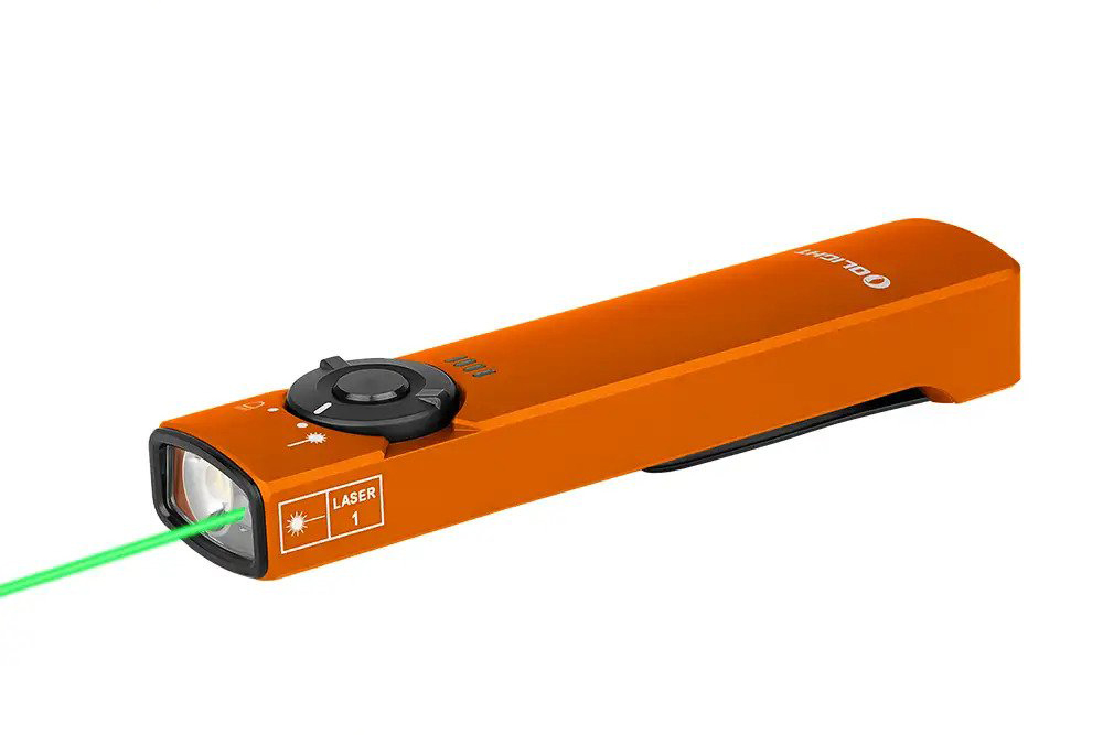OLIGHT (オーライト) Arkfeld LED＆Class1 オレンジ Arkfeld LED＆Class1基準のレーザー搭載 ハンディ ライト