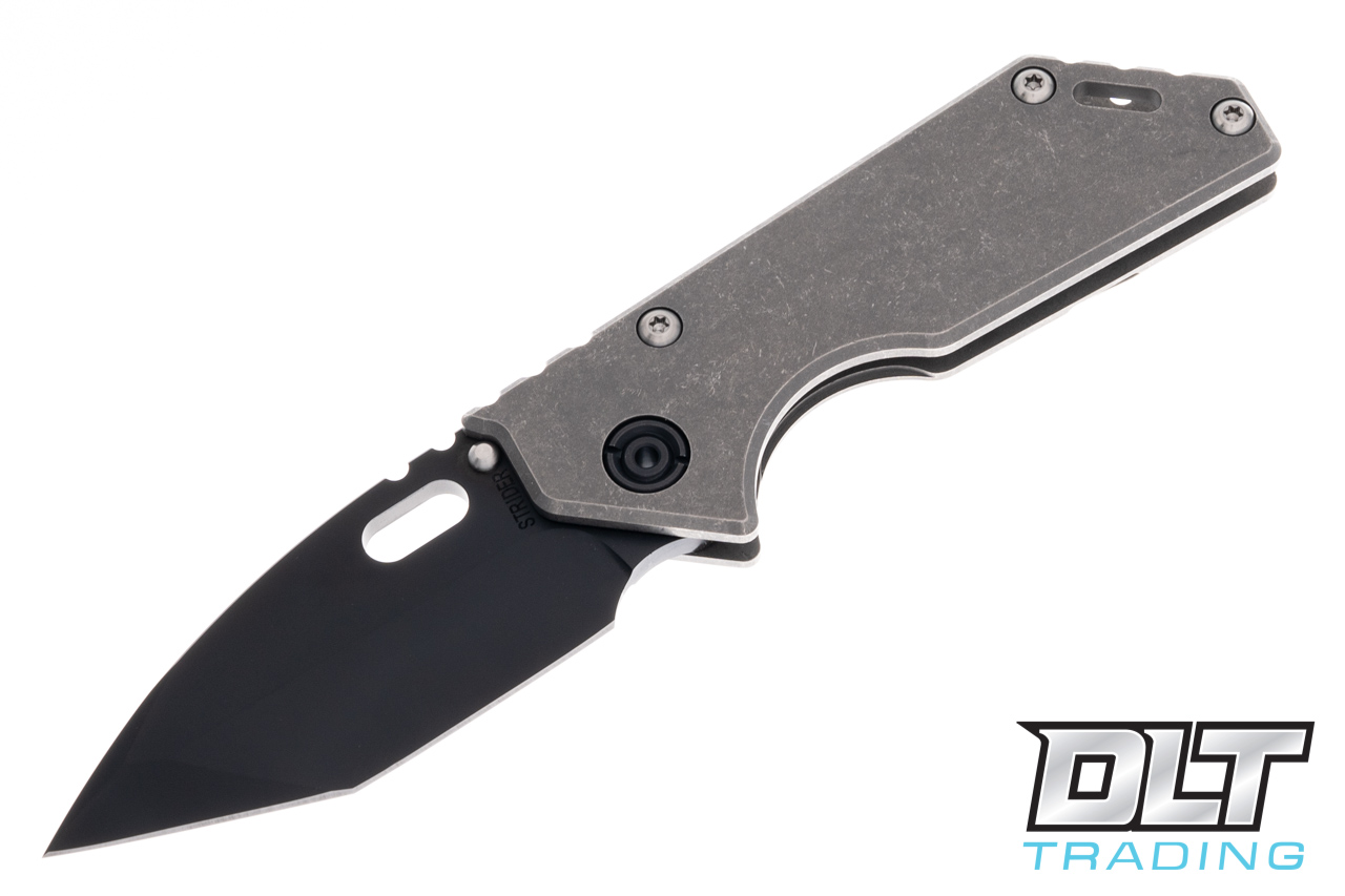 Strider .75 AR Tanto PVD S45VN - Tumbled Titanium - DLT Trading