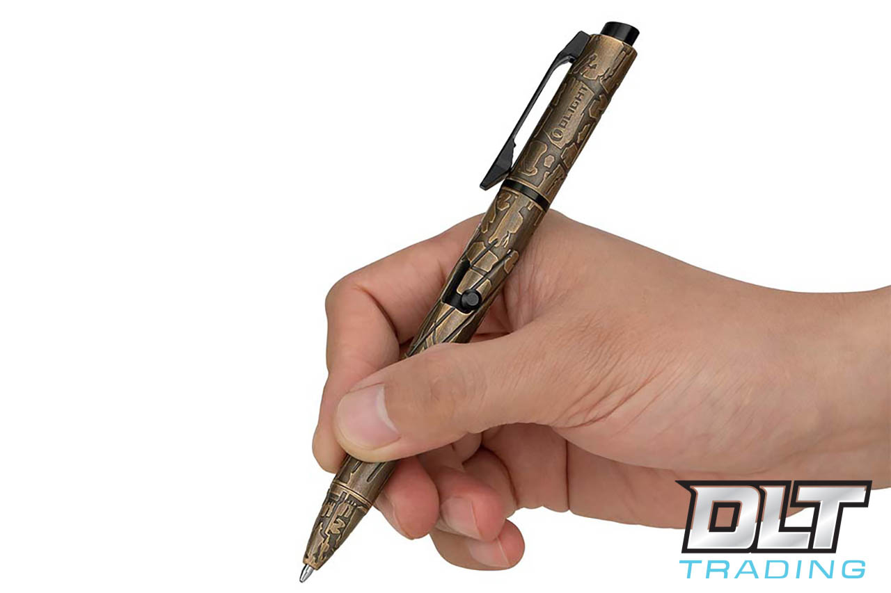 OLIGHT O'pen Pro Brass Bark ボールペン ★限定品★ Olight Open Pro Penlight - Brass Bark - DLT Trading