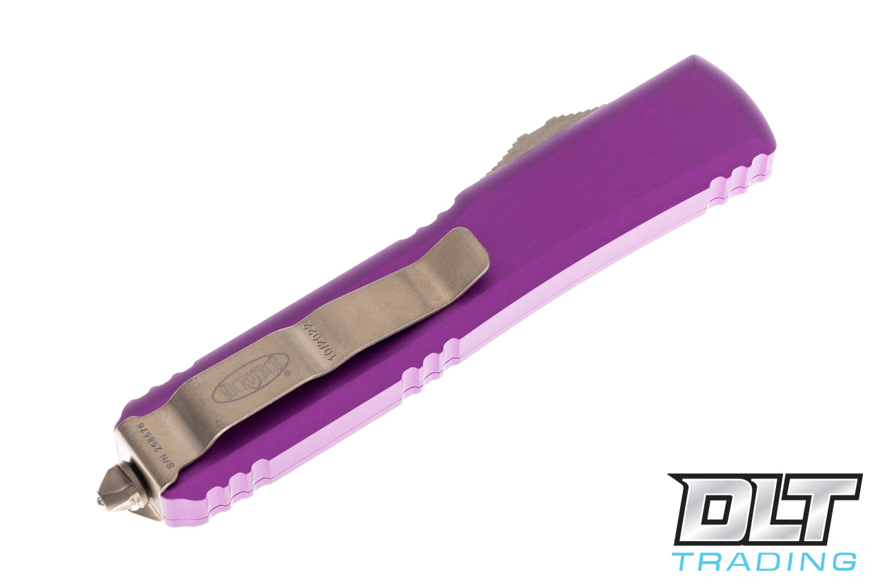 Microtech Ultratech Spartan - Violet Handle - Bronze Blade