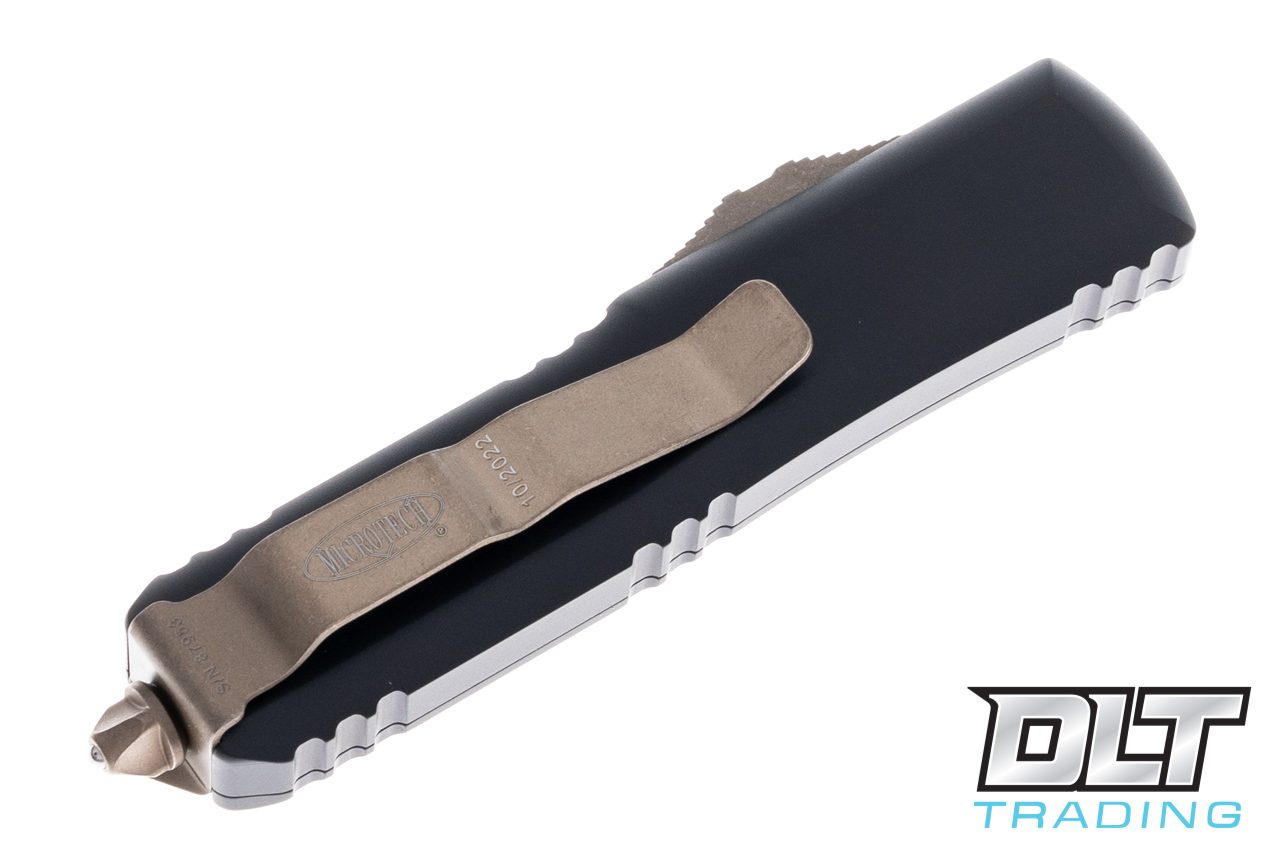 Microtech UTX-85 T/E - Black Handle - Bronze Apocalyptic Blade