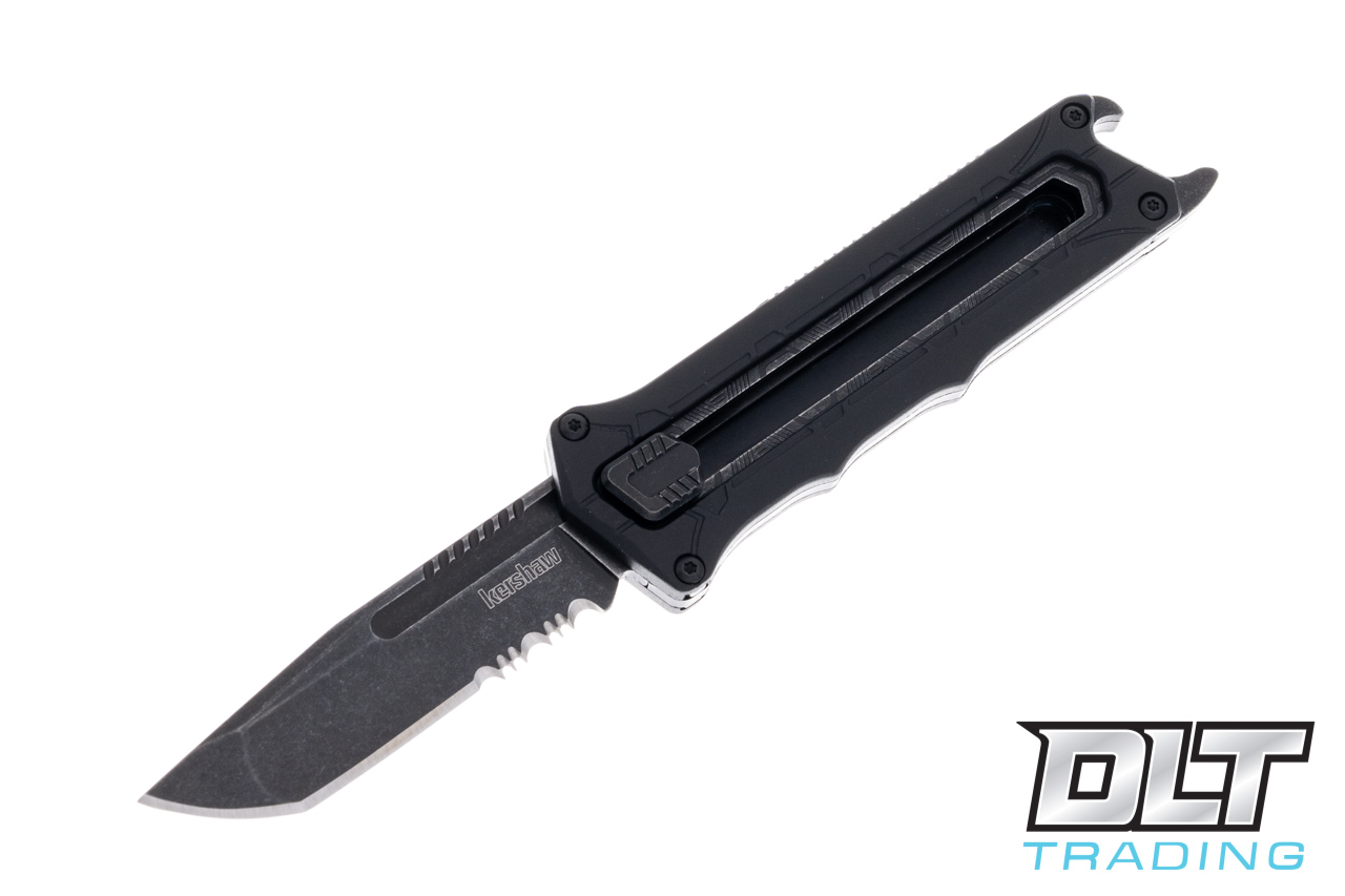 Kershaw Interstellar 1195 - Blackwash Tanto - Black Handle - DLT