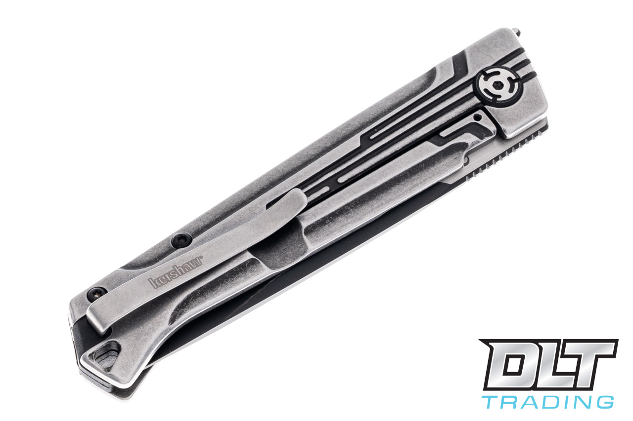 Kershaw Noventa 2060 D2 - Two Tone Drop Point - Milled Stainess